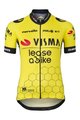 AGU Koszulka kolarska z krótkim rękawem - REPLICA VISMA | LEASE A BIKE W 2024 - żółty/czarny