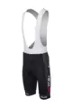 AGU Krótkie spodnie kolarskie z szelkami - REPLICA VISMA | LEASE A BIKE 2024 - czarny/biały