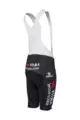 AGU Krótkie spodnie kolarskie z szelkami - REPLICA VISMA | LEASE A BIKE K 2024 - czarny/biały