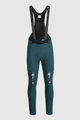 SPORTFUL Długie spodnie kolarskie z szelkami - BORA 2024 - zielony