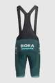 SPORTFUL Krótkie spodnie kolarskie z szelkami - BORA 2024 - zielony