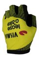 RAPIDGEAR Kolarskie rękawiczki z krótkimi palcami - VISMA TDF25 REPLICA GLOVES - żółty/czarny