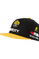 RAPIDGEAR Czapka kolarska - VISMA PODIUM FLAT CAP 2025 - czarny/żółty