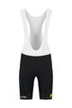 RAPIDGEAR Krótkie spodnie kolarskie z szelkami - VISMA TDF25 REPLICA BIBSHORT - czarny