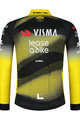 RAPIDGEAR Letnia koszulka kolarska z długim rękawem - VISMA TDF25 REPLICA JERSEY - żółty/czarny