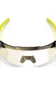100% SPEEDLAB Okulary kolarskie - AEROCRAFT - czarny/żółty