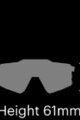 100% SPEEDLAB Okulary kolarskie - SLENDALE - szary/czarny