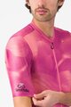 CASTELLI Koszulka kolarska z krótkim rękawem - GIRO ESPRESSO - różowy