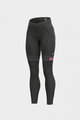 ALÉ Długie spodnie kolarskie bez szelek - PR-R MILD TIGHTS - czarny/różowy