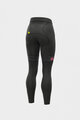 ALÉ Długie spodnie kolarskie bez szelek - PR-R MILD TIGHTS - czarny/różowy