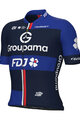 ALÉ Koszulka kolarska z krótkim rękawem - GROUPAMA FDJ 2025 - niebieski