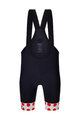 SANTINI Krótkie spodnie kolarskie z szelkami - TOUR DE FRANCE - BIB SHORTS - czarny