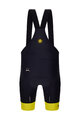 SANTINI Krótkie spodnie kolarskie z szelkami - TOUR DE FRANCE - BIB SHORTS - czarny