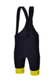 SANTINI Krótkie spodnie kolarskie z szelkami - TOUR DE FRANCE - BIB SHORTS - czarny