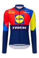 SANTINI Zimowa koszulka kolarska z długim rękawem - LIDL TREK 2025 - kolorowy