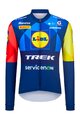 SANTINI Letnia koszulka kolarska z długim rękawem - LIDL TREK - LONG-SLEEVE JERSEY