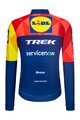 SANTINI Letnia koszulka kolarska z długim rękawem - LIDL TREK - LONG-SLEEVE JERSEY