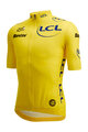 SANTINI Koszulka kolarska z krótkim rękawem - TOUR DE FRANCE - YELLOW JERSEY - żółty