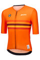 SANTINI Koszulka kolarska z krótkim rękawem - UCI WORLD CHAMPION NETHERLANDS - pomarańczowy
