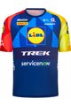 SANTINI Kolarska koszulka z krótkim rękawem - LIDL TREK - TECHNICAL T-SHIRT