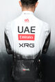 PISSEI Zimowa koszulka kolarska z długim rękawem - UAE TEAM EMIRATES - XRG 2025 REPLICA - biały/czarny