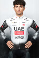 PISSEI Zimowa koszulka kolarska z długim rękawem - UAE TEAM EMIRATES - XRG 2025 REPLICA - biały/czarny