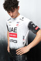 PISSEI Kolarska koszulka z krótkim rękawem - UAE TEAM EMIRATES 2025  - biały/czarny