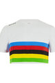 SANTINI Kolarska koszulka z krótkim rękawem - UCI OFFICIAL WORLD CHAMPION KID - kolorowy