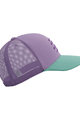 COMPRESSPORT Czapka kolarska - TRUCKER CAP - fioletowy/jasnozielony