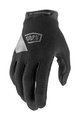 100% SPEEDLAB Kolarskie rękawiczki z długimi palcami - RIDECAMP - czarny