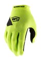 100% SPEEDLAB Kolarskie rękawiczki z długimi palcami - RIDECAMP - czarny/żółty