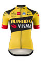AGU Koszulka kolarska z krótkim rękawem - JUMBO-VISMA '20 LADY - czarny/żółty