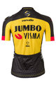 AGU Koszulka kolarska z krótkim rękawem - JUMBO-VISMA '21 LADY - czarny/żółty