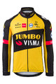 AGU Zimowa koszulka kolarska z długim rękawem - JUMBO-VISMA WINT '21 - czarny/żółty