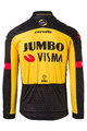 AGU Zimowa koszulka kolarska z długim rękawem - JUMBO-VISMA WINT '21 - czarny/żółty