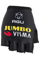 AGU Kolarskie rękawiczki z krótkimi palcami - JUMBO-VISMA 2021 - czarny