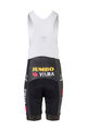 AGU Krótkie spodnie kolarskie z szelkami - JUMBO-VISMA '21 KIDS - czarny