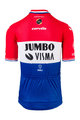 AGU Koszulka kolarska z krótkim rękawem - JUMBO-VISMA 2021 - niebieski/biały/czerwony