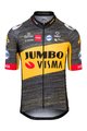 AGU Koszulka kolarska z krótkim rękawem - JUMBO-VISMA 2021 TDF - czarny/żółty