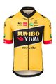 AGU Koszulka kolarska z krótkim rękawem - JUMBO-VISMA 2022 - czarny/żółty