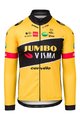 AGU Letnia koszulka kolarska z długim rękawem - JUMBO-VISMA 2022 - żółty/czarny