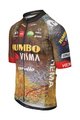 AGU Koszulka kolarska z krótkim rękawem - JUMBO-VISMA 2022 - brązowy/niebieski/żółty/czarny/czerwony