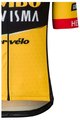 AGU Koszulka kolarska z krótkim rękawem - JUMBO-VISMA 2023 - żółty/czarny