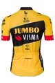 AGU Koszulka kolarska z krótkim rękawem - JUMBO-VISMA 23 LADY - żółty/czarny