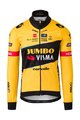 AGU Kolarska ocieplana kurtka - JUMBO-VISMA 2023 - czarny/żółty
