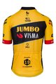 AGU Koszulka kolarska z krótkim rękawem - JUMBO-VISMA 2023 JONAS VINGEGAARD - czarny/żółty