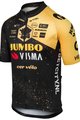 AGU Koszulka kolarska z krótkim rękawem - JUMBO-VISMA VELODROME TDF 2023 - żółty/czarny