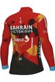 ALÉ Zimowa koszulka kolarska z długim rękawem - BAHRAIN VICTORIOUS 2023 WNT - czerwony/niebieski/żółty/czarny