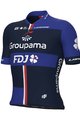 ALÉ Koszulka kolarska z krótkim rękawem - GROUPAMA FDJ 2023 - biały/czerwony/niebieski