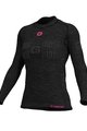ALÉ Kolarska koszulka z długim rękawem - SEAMLESS WOOL LADY - szary